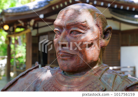 大阪安井神社的真田幸村雕像 101756159