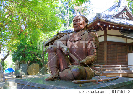 大阪安井神社的真田幸村雕像 101756160