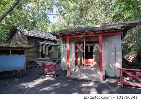 "Kagoshima Prefecture" Kurokami Buried Torii / Kurokami Shrine 101756241