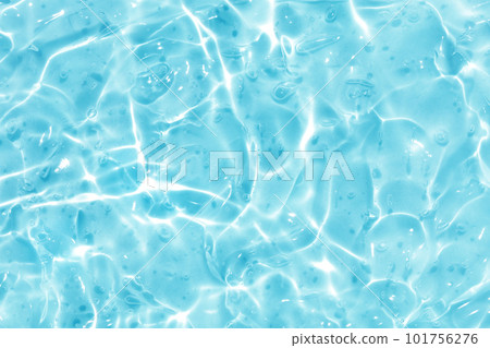Water gel wave blue texture background 101756276