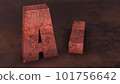Image of AI rusting red and declining 101756642