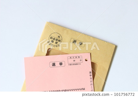 Polling place entrance ticket sent before election Written oath to bring to early voting Polling place entrance ticket sent before election Written oath to bring to early voting 101756772