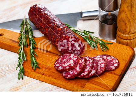 Braunschweiger sausage, traditional german sausage Braunschweiger sausage, traditional german sausage 101756911