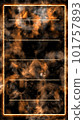 [Vertical] Flame background material with ruled lines 101757893