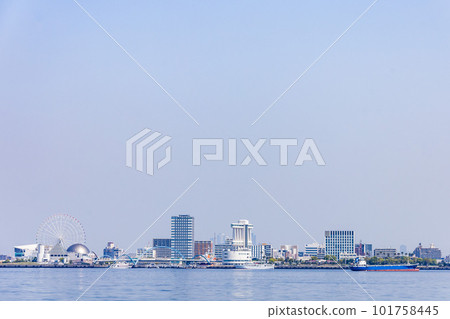 Nagoya Port Garden Wharf seen from the sea Nagoya Port Garden Wharf seen from the sea 101758445