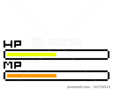Game-style background for HP and MP Game-style background for HP and MP 101758525