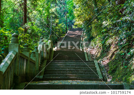 Kotohira Shrine (Konpira-san): Approach to Okusha Shrine Kotohira Shrine (Konpira-san): Approach to Okusha Shrine 101759174
