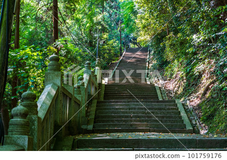 Kotohira Shrine (Konpira-san): Approach to Okusha Shrine Kotohira Shrine (Konpira-san): Approach to Okusha Shrine 101759176