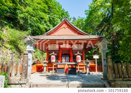 Okusha Kotohira Shrine (Konpira-san): Itsukama Shrine... - Stock Photo ...