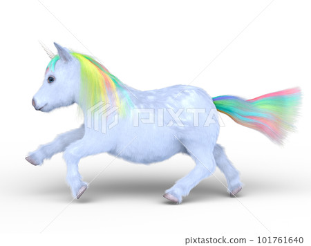 彩虹鬃毛獨角獸 101761640