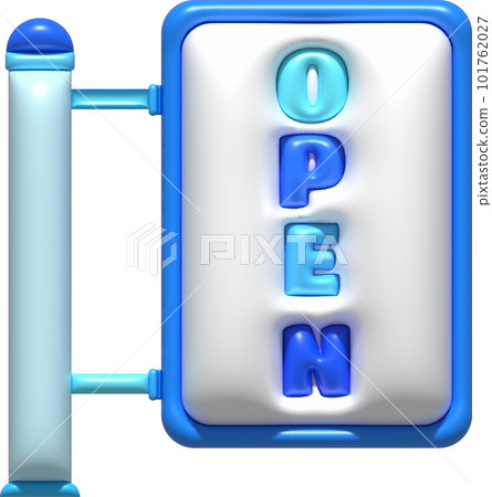 business opening hours icon shop e-commerce illustration 3d business opening hours icon shop e-commerce illustration 3d 101762027