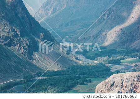 Valley of the river of Chulyshman Valley of the river of Chulyshman 101766668