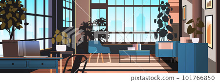 creative empty no people apartment modern loft interior of open space home office with furniture for corporate or freelance work creative empty no people apartment modern loft interior of open space home office with furniture for corporate or freelance work 101766850