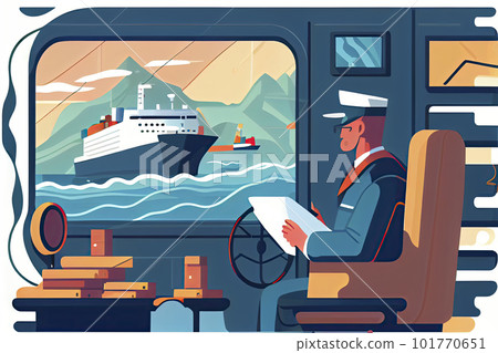 International and local shipping of freight and delivery of goods by sea or ocean 101770651