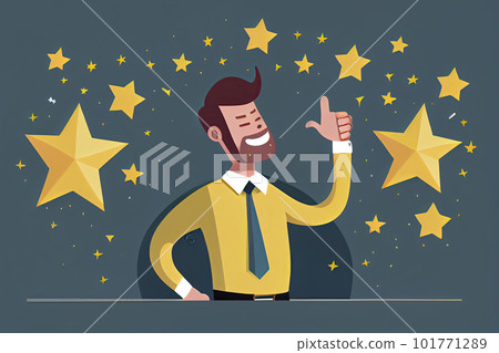 Appreciate high performance employee, good job or praising success staff, recognition or congratulation concept Appreciate high performance employee, good job or praising success staff, recognition or congratulation concept 101771289