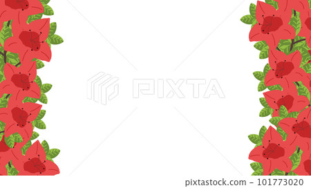 Azalea red frame Azalea red frame 101773020