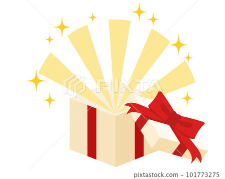 glitter gift box 101773275