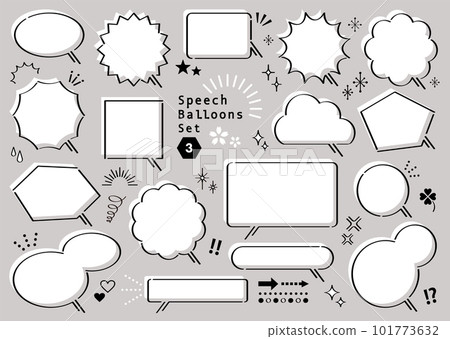 講話泡泡變化集 3 101773632