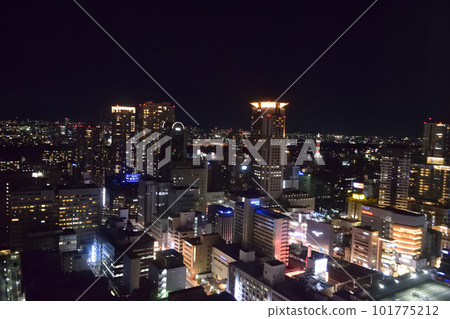 Night view of Umeda sky building Night view of Umeda sky building 101775212
