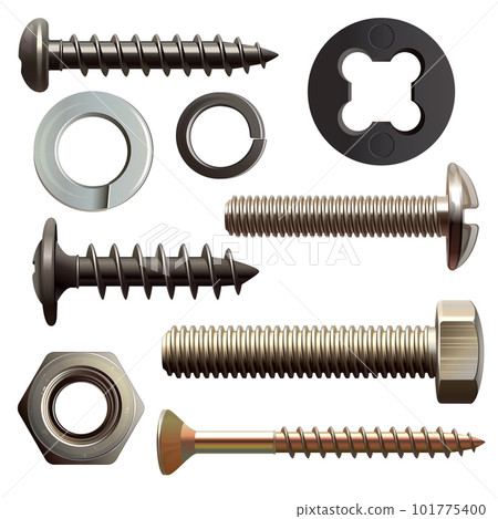 Vector Fasteners Set 2 Vector Fasteners Set 2 101775400