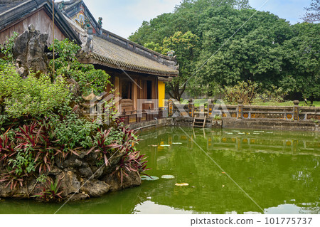 Imperial Royal Palace of Nguyen dynasty in Hue, VIETNAM. Imperial Royal Palace of Nguyen dynasty in Hue, VIETNAM. 101775737