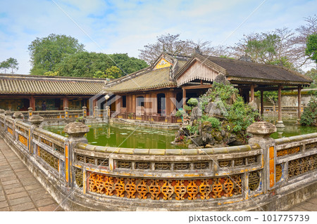 Imperial Royal Palace of Nguyen dynasty in Hue, VIETNAM. Imperial Royal Palace of Nguyen dynasty in Hue, VIETNAM. 101775739