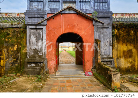 Imperial Royal Palace of Nguyen dynasty in Hue, VIETNAM. Imperial Royal Palace of Nguyen dynasty in Hue, VIETNAM. 101775754