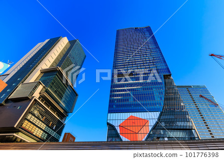 澀谷站前的東京街景：澀谷Scramble Square和澀谷Hikarie 101776398