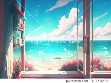 summer sea view from room summer sea view from room 101776554