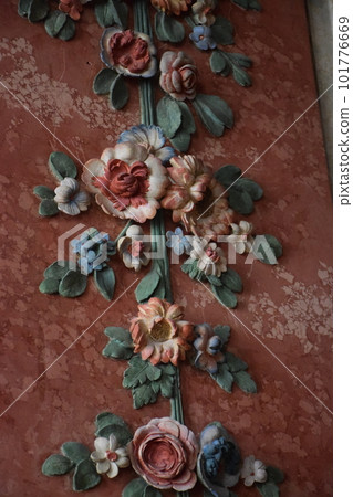 Latvia Rundale Palace Rose Room Wall Sculpture Latvia Rundale Palace Rose Room Wall Sculpture 101776669