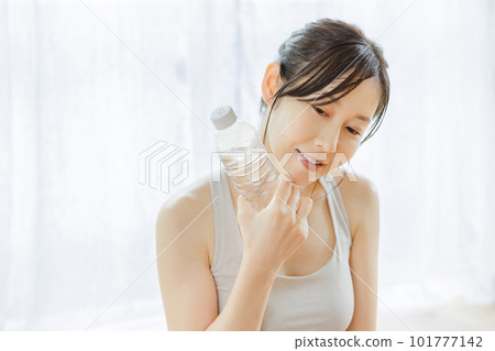 PET bottle women exercise 101777142