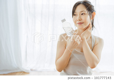 PET bottle women exercise 101777143