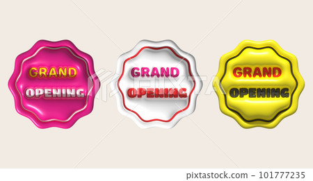business grand opening hours icon shop e-commerce illustration 3d business grand opening hours icon shop e-commerce illustration 3d 101777235
