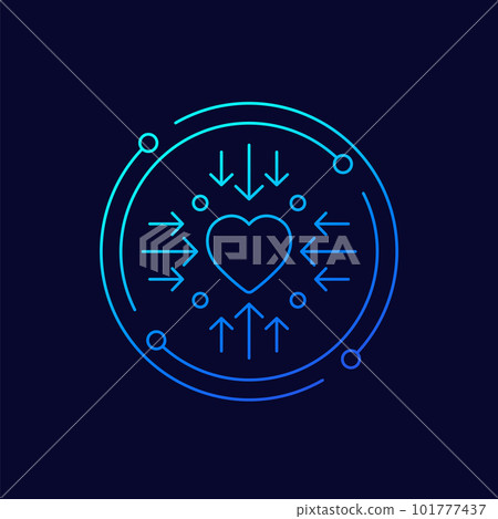 core value icon, linear design 101777437