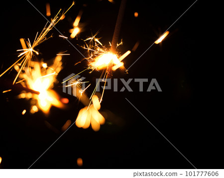 Hand-held fireworks 101777606