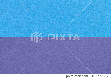 Texture of craft blue and violet paper background, half two colors, macro. Vintage very peri and turquoise cardboard. Texture of craft blue and violet paper background, half two colors, macro. Vintage very peri and turquoise cardboard. 101777637