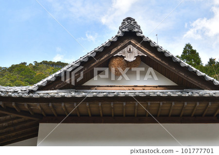 "Miyazaki Prefecture" Ogawa Folk Museum Large wasp nest "Miyazaki Prefecture" Ogawa Folk Museum Large wasp nest 101777701