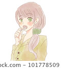 刷牙的女人 101778509