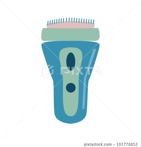 Electric shaver. Hairdresser tool flat isoleted icon Electric shaver. Hairdresser tool flat isoleted icon 101778852