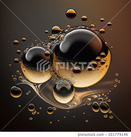 Objects that look like dark bubbles like oil and polka dots Objects that look like dark bubbles like oil and polka dots 101779146