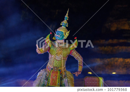 Demon King Tossakan (Ravana) / Thai Masque Demon King Tossakan (Ravana) / Thai Masque 101779368