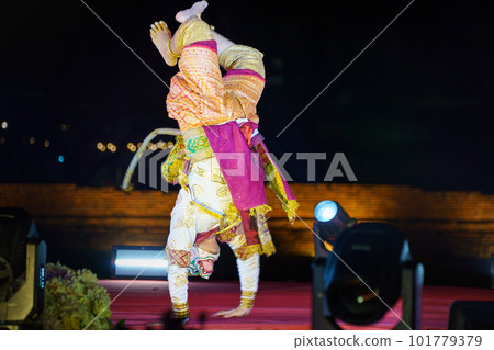 Hanuman the White Monkey General（來自泰國 Masque Khon） 101779379