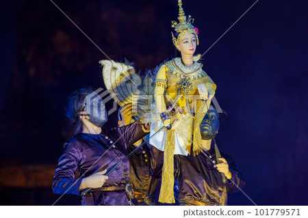 Mermaid "Swan Matcher" (Thai puppet show) 101779571