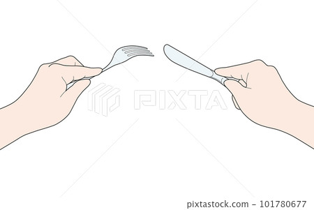 how to hold a knife and fork how to hold a knife and fork 101780677