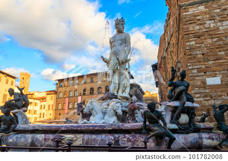 Fountain of Neptune in Florence, Italy 101782008
