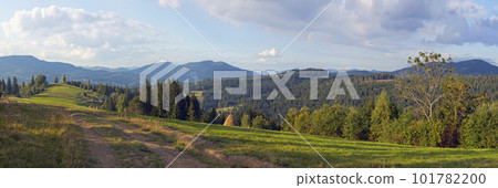 Evening moantain panorama 101782200