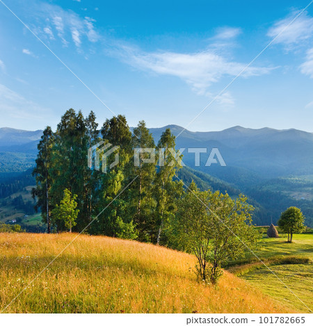 Evening summer mountain landscape Evening summer mountain landscape 101782665