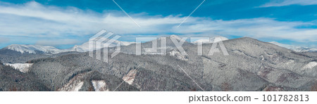 Winter morning Carpathian mountains, Ukraine Winter morning Carpathian mountains, Ukraine 101782813