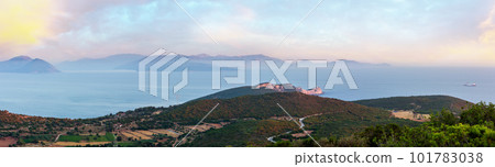 Sunset South cape of Lefkas island, Greece Sunset South cape of Lefkas island, Greece 101783038