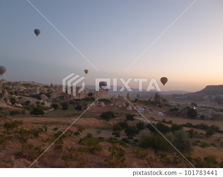 Hot air balloon in Cappadocia 101783441